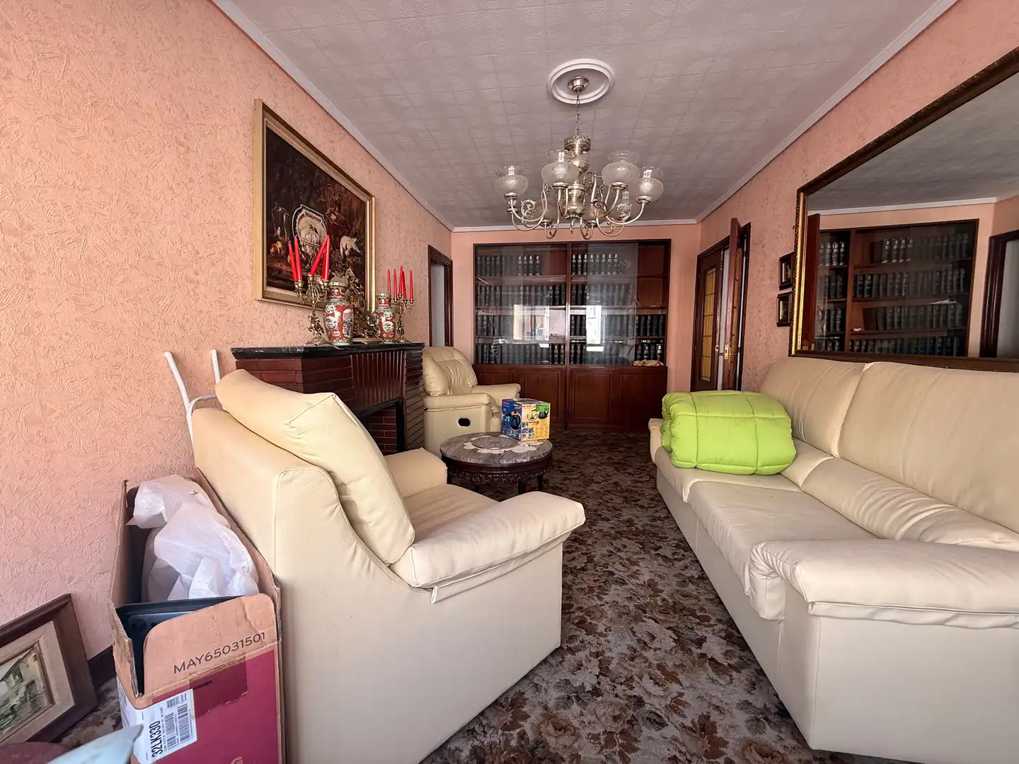 Wohnzimmer von Wohnung zum Verkauf in Barakaldo  mit Heizung, Abstellraum und Balkon