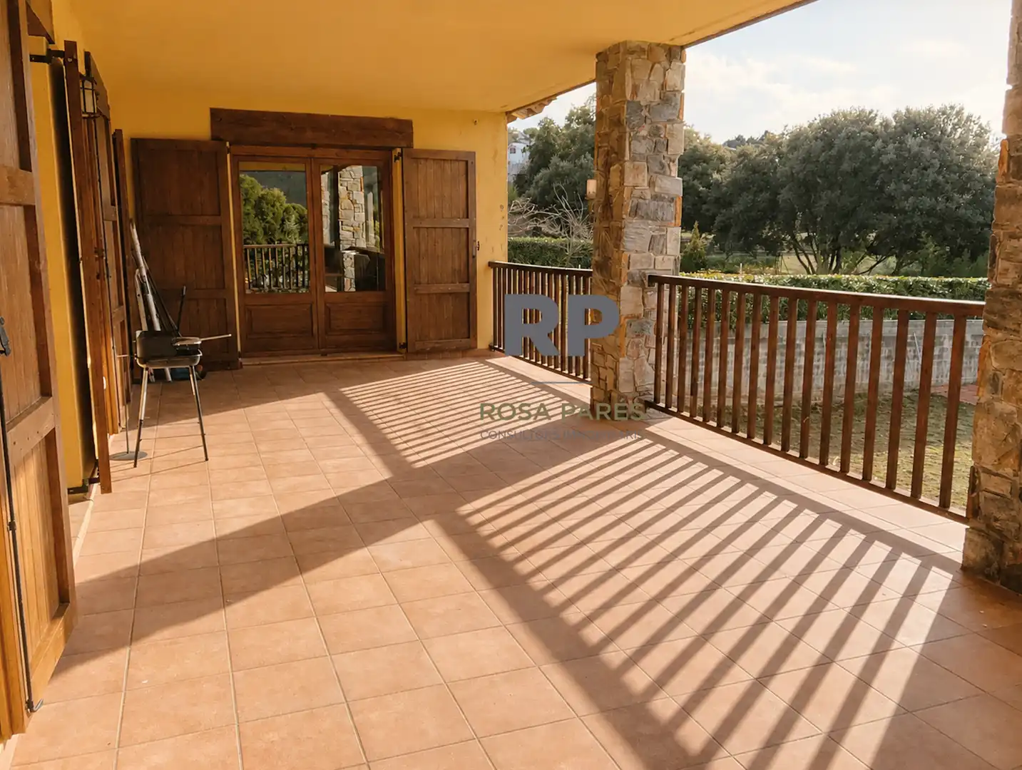 Terrassa de Casa o xalet en venda en Seva amb Calefacció i Jardí privat