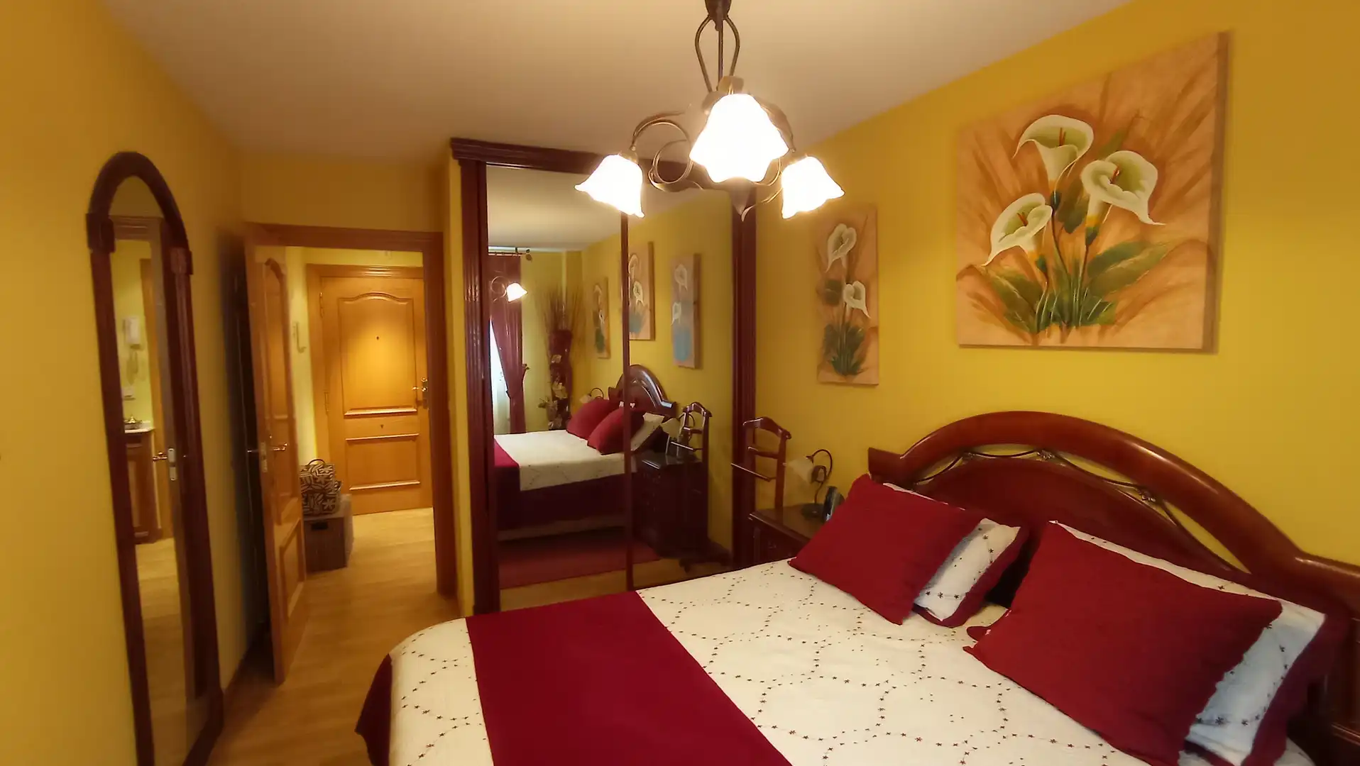 Bedroom of Flat for rent in Salamanca  with Heating, Parquet flooring and Furnished