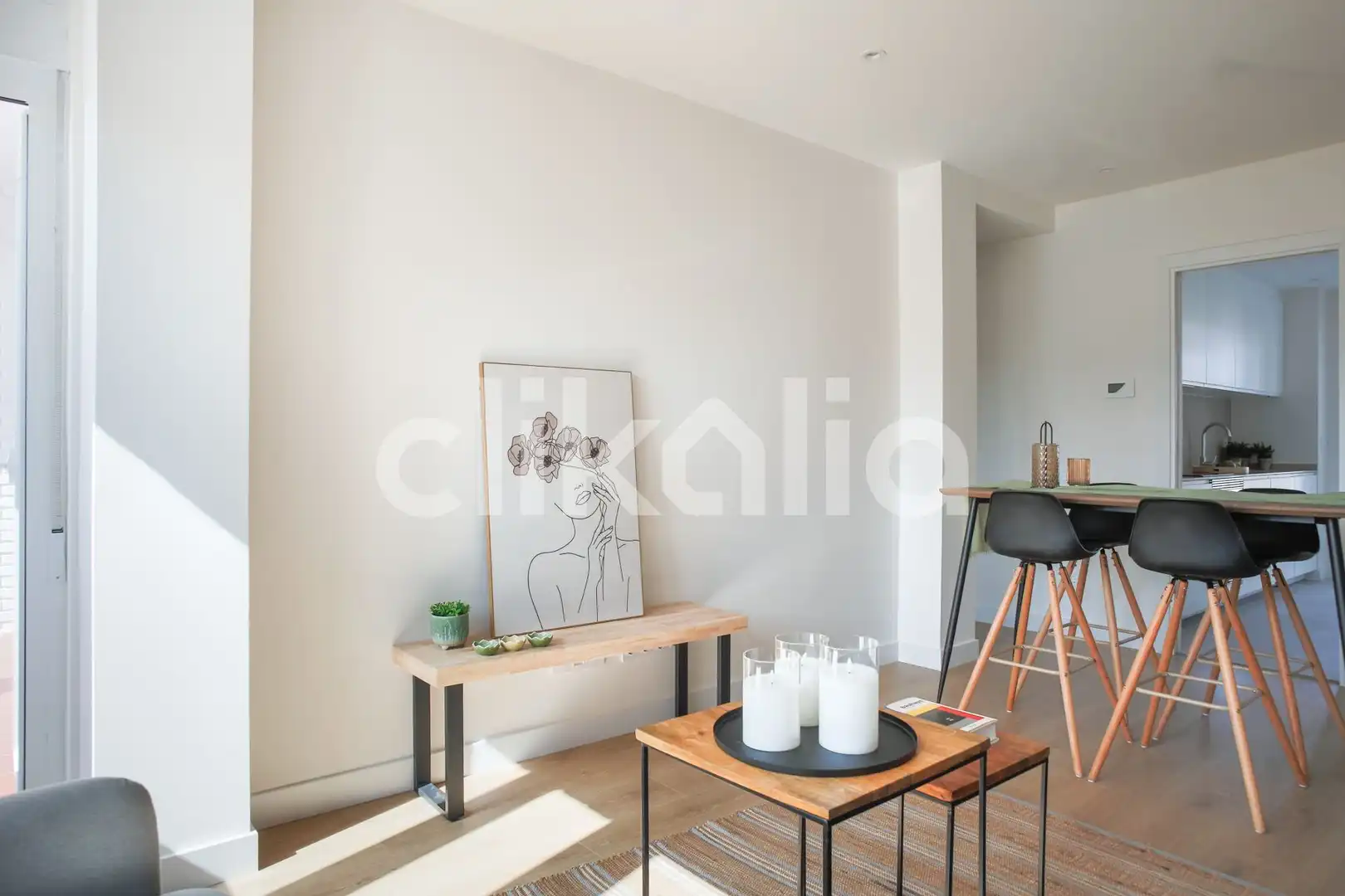 Sala d'estar de Pis en venda en Madrid amb Aire condicionat, Calefacció i Terrassa