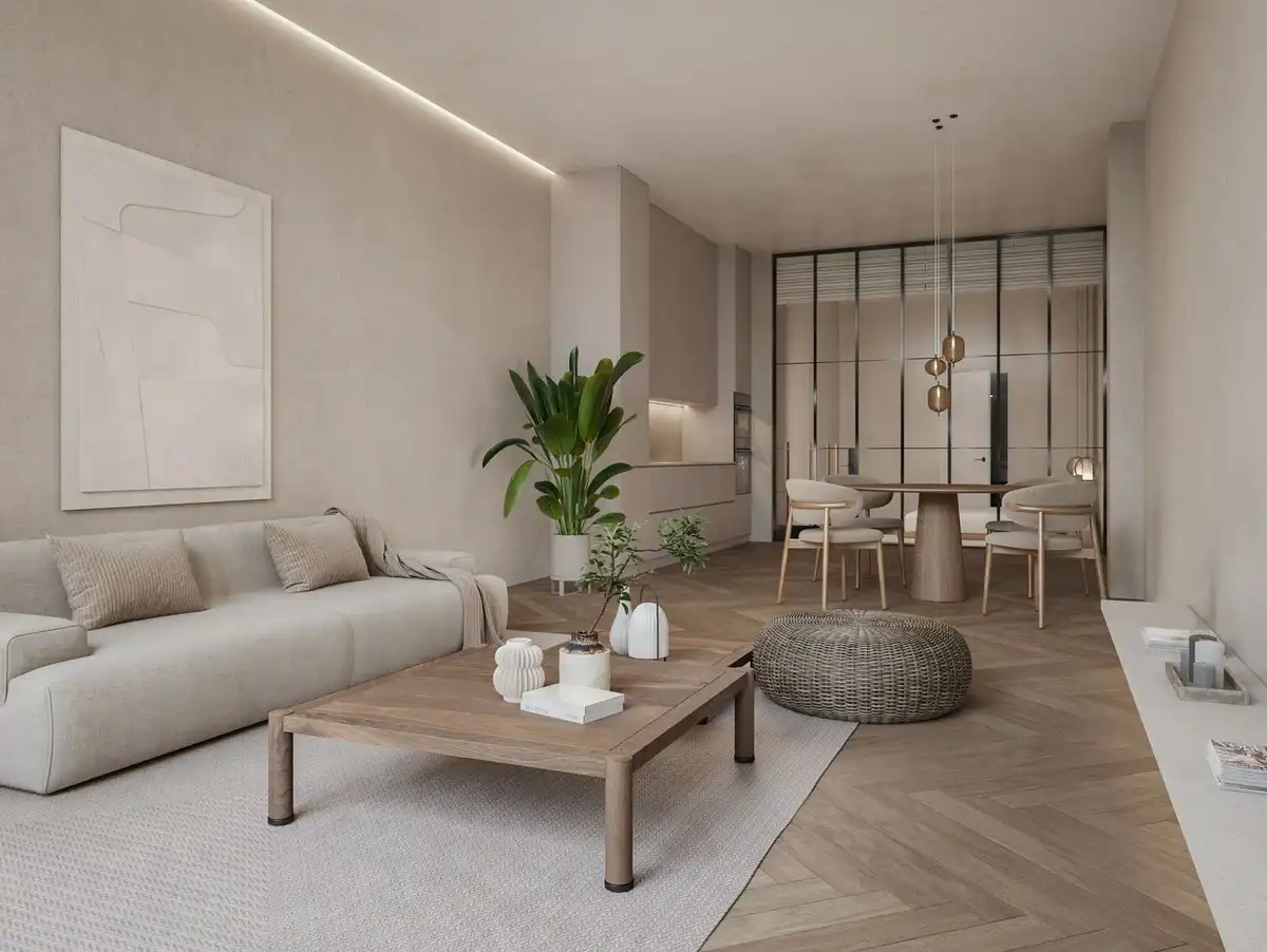 Sala d'estar de Planta baixa en venda en Estepona amb Aire condicionat