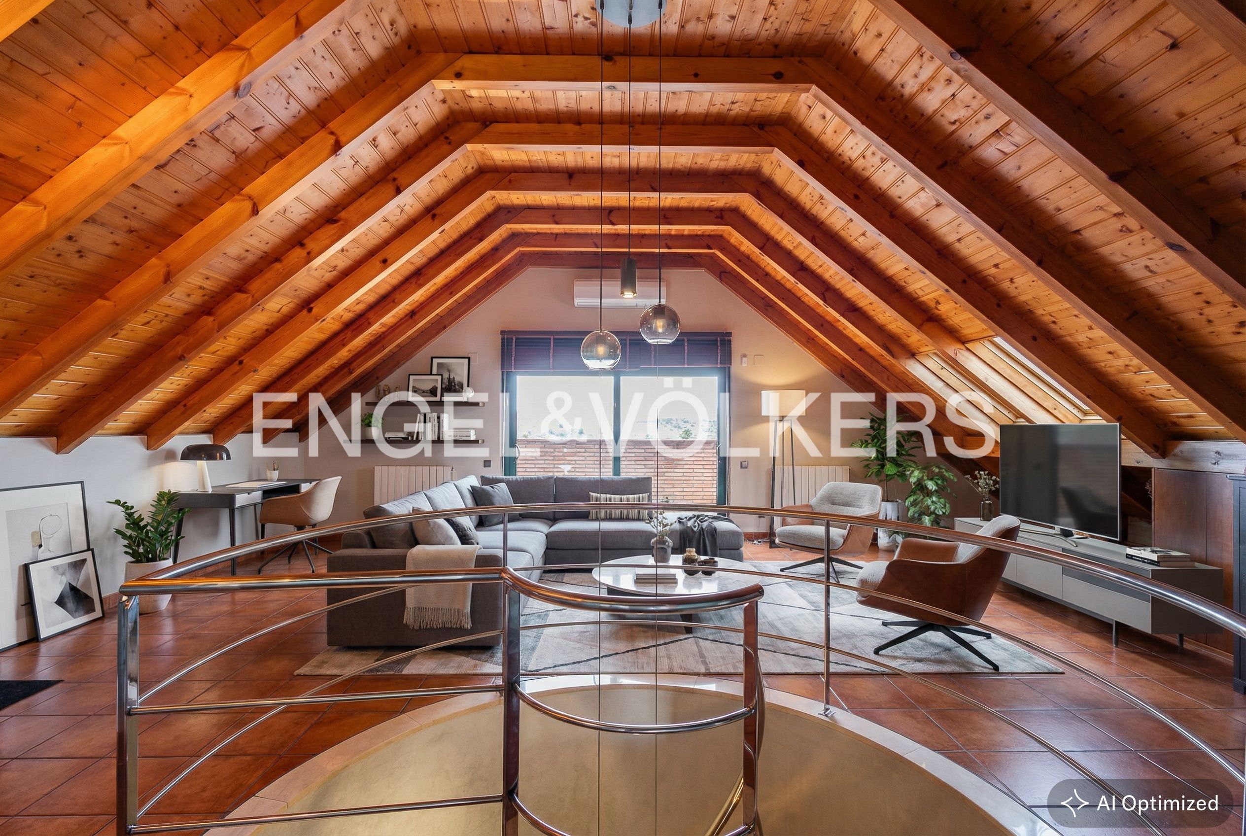 Living room of Houses for sale in Sant Cugat del Vallès  with Heating, Private garden and Parquet flooring