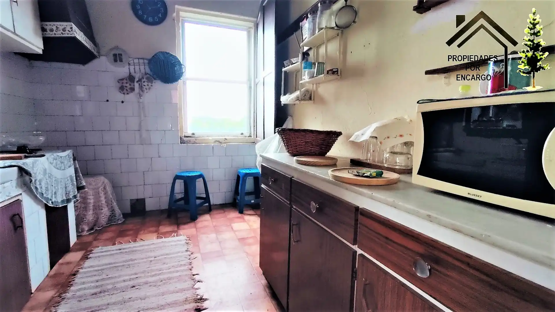 Cocina de Casa adosada en venta en Moaña con Jardín privado