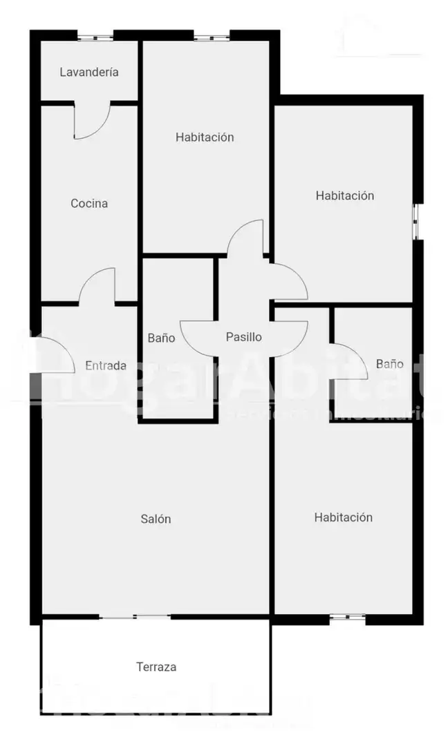 Wohnung zum Verkauf in Gandia mit Terrasse und Gemeinschaftspool