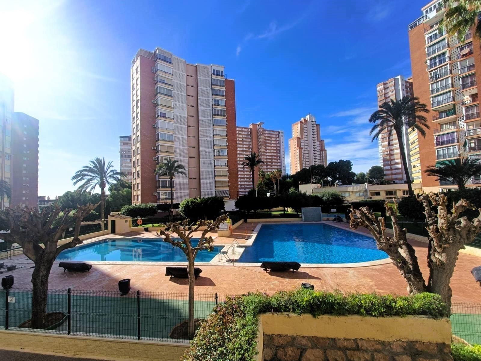 Piscina de Apartament en venda en Benidorm amb Jardí privat, Terrassa i Piscina comunitària