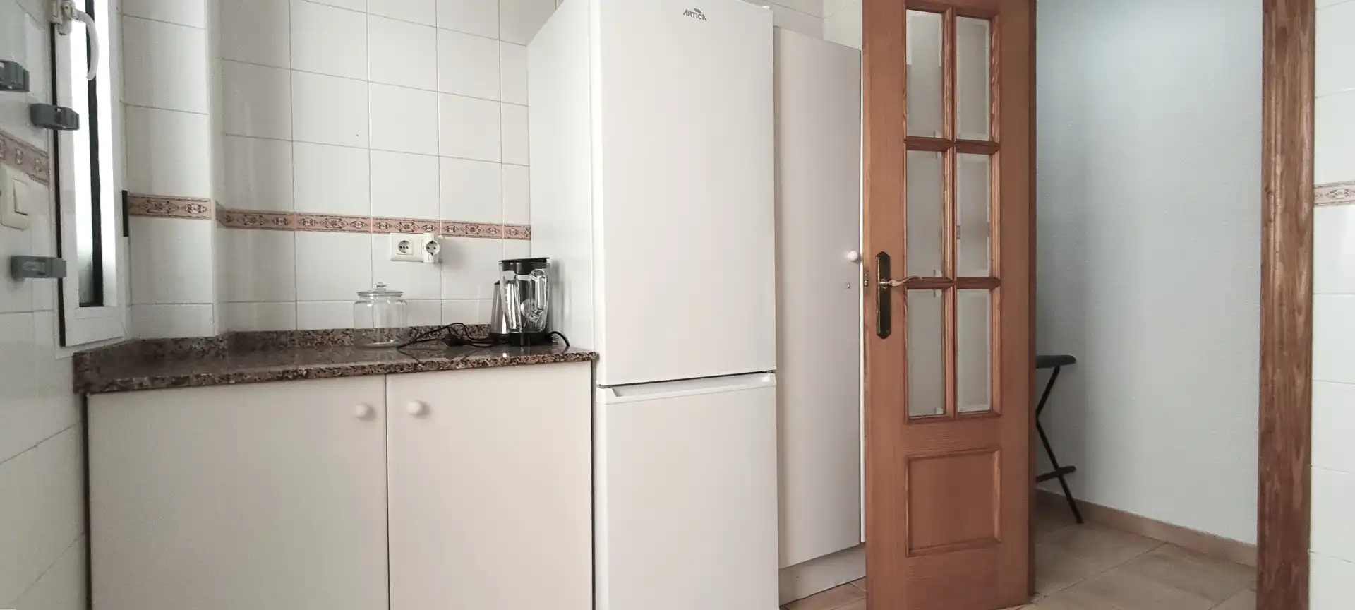 Kitchen of Flat for rent in Alicante / Alacant  with Air Conditioner, Furnished and Oven