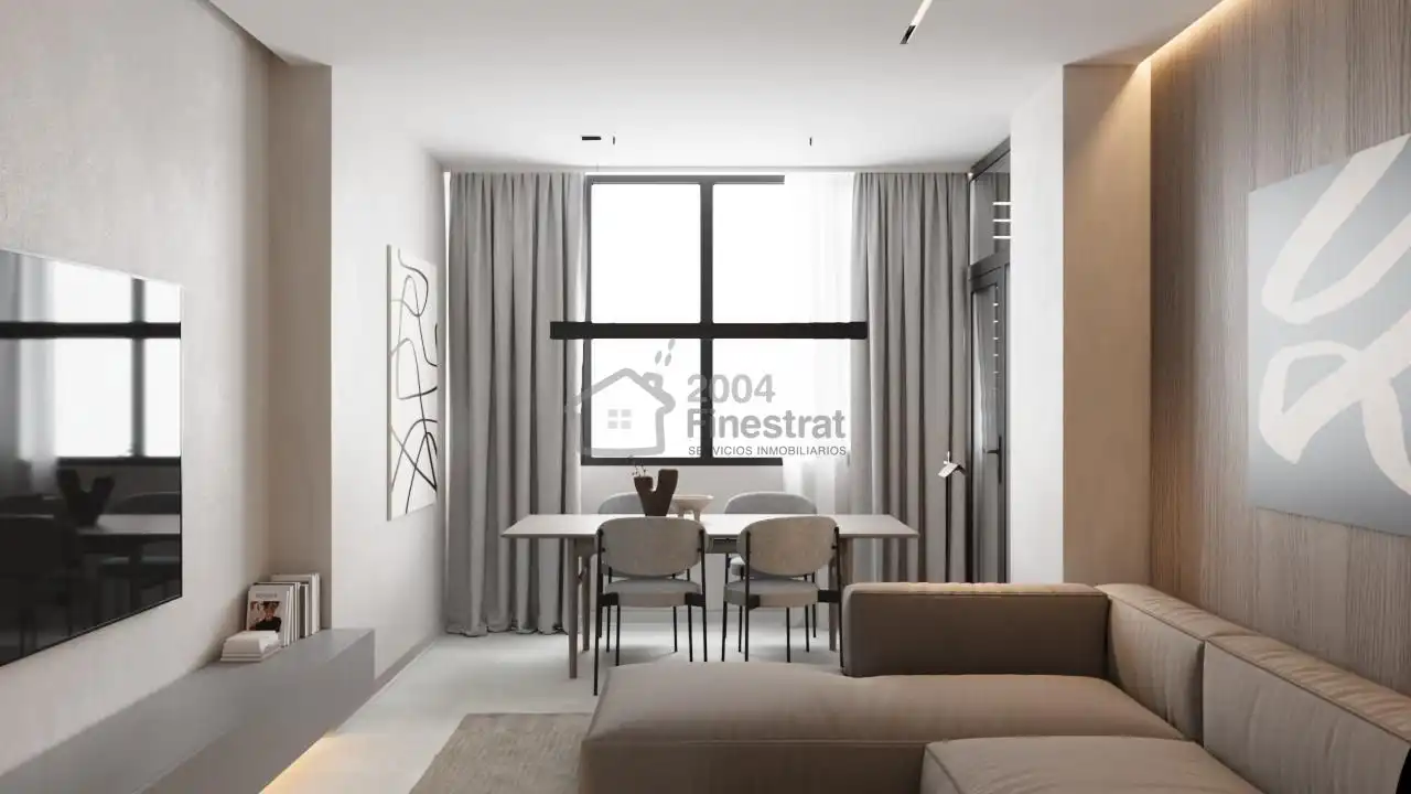 Sala de estar de Dúplex en venta en Villajoyosa / La Vila Joiosa con Aire acondicionado y Amueblado