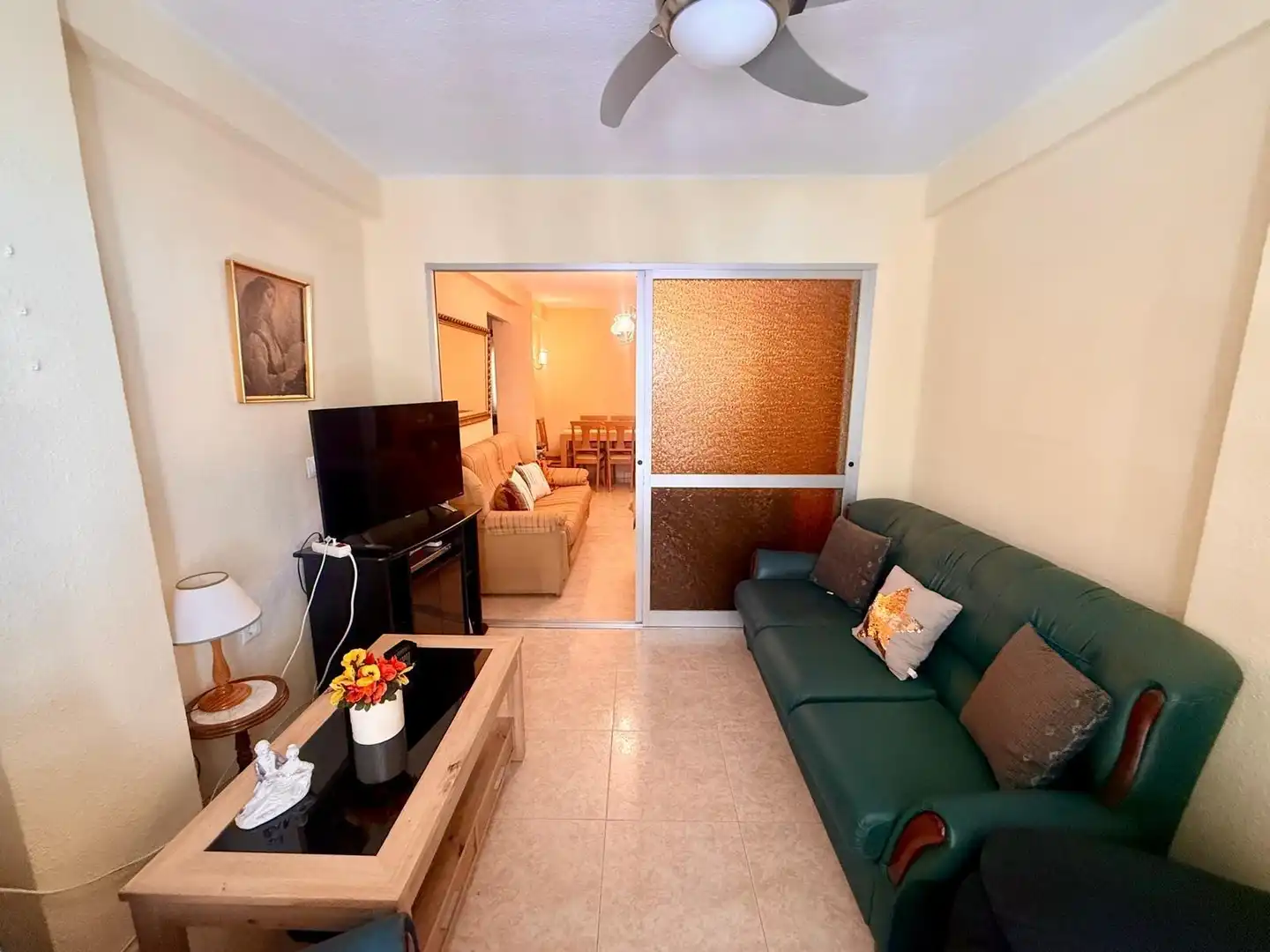 Sala de estar de Piso en venta en Málaga con Terraza