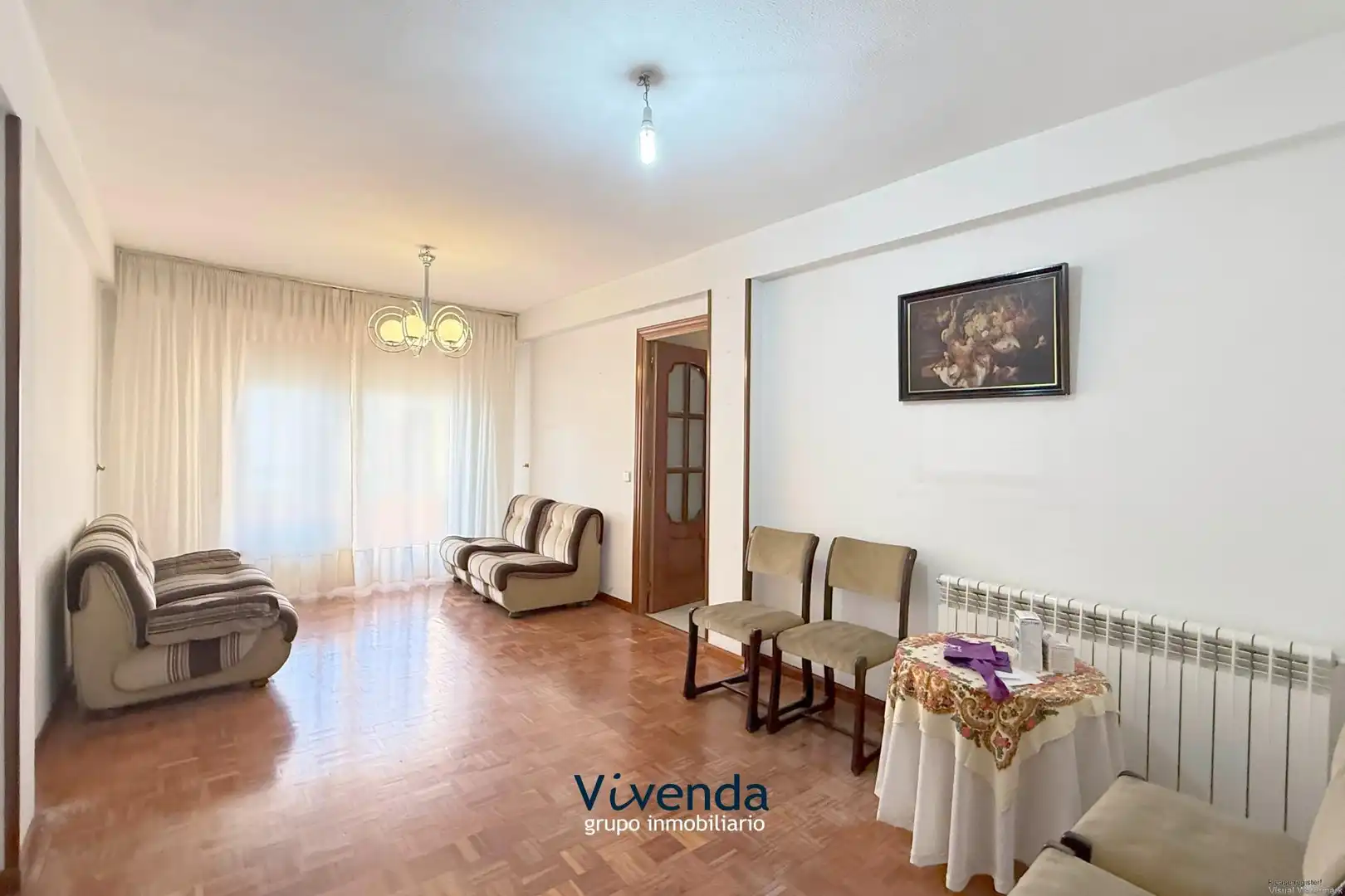 Sala de estar de Piso en venta en Móstoles con Calefacción, Parquet y Terraza
