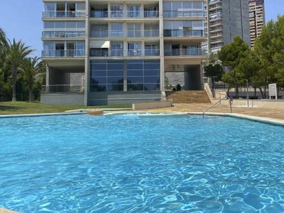 Swimming pool of Attic for sale in Benidorm  with Air Conditioner, Private garden and Terrace