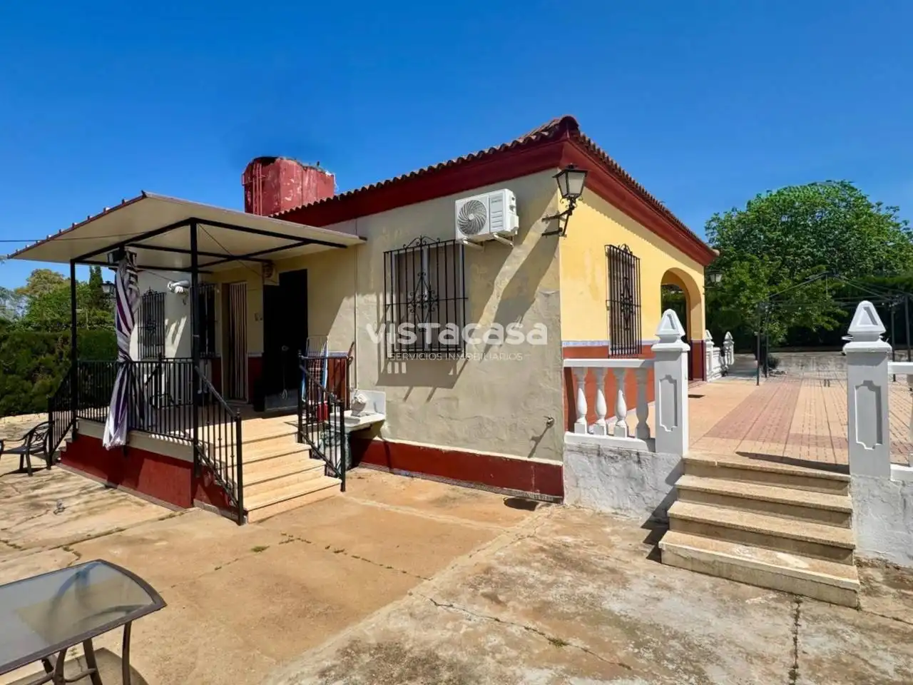 Außenansicht von Country house zum Verkauf in Mairena del Alcor mit Heizung, Privatgarten und Terrasse