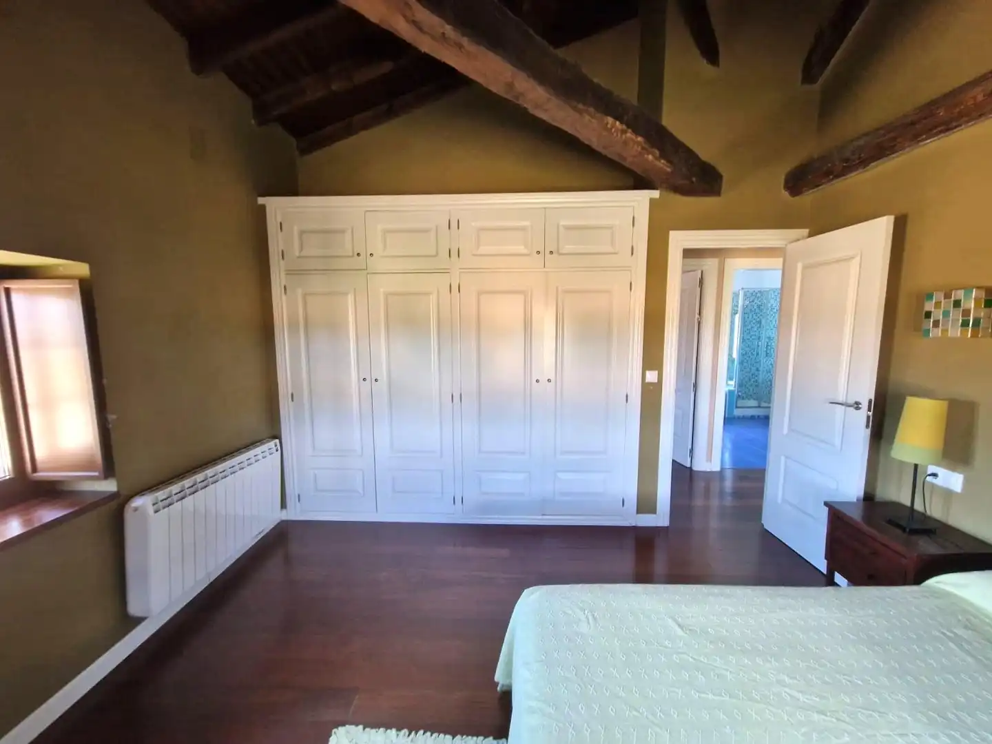 Bedroom of Houses for sale in Oliva de Plasencia  with Air Conditioner, Heating and Private garden