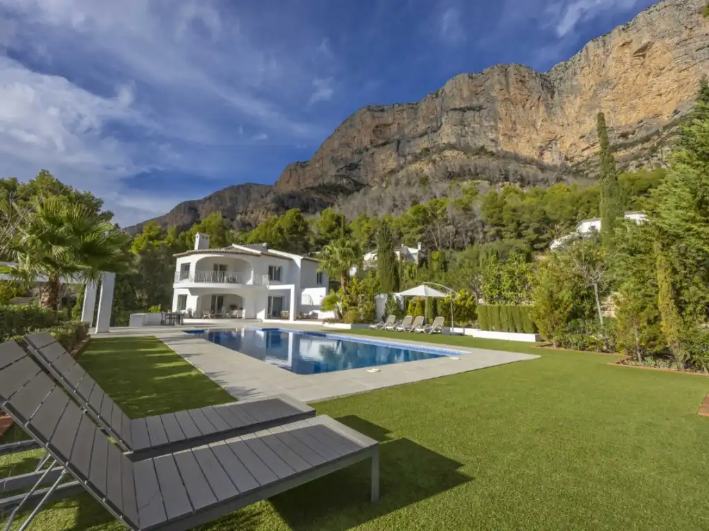 Garden of Houses for sale in Jávea / Xàbia  with Air Conditioner, Terrace and Swimming Pool