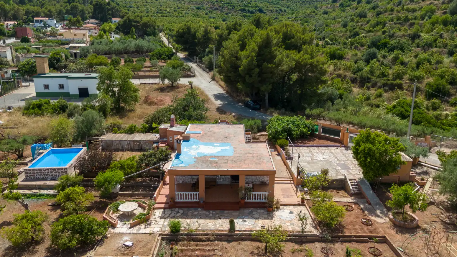 Jardí de Casa o xalet en venda en Albalat dels Tarongers amb Aire condicionat, Jardí privat i Parquet