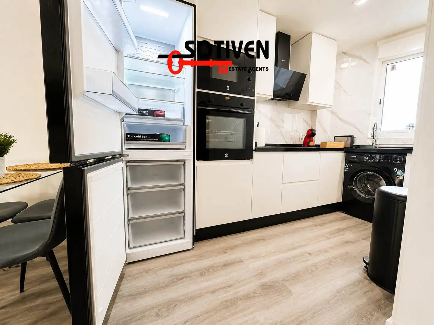 Cuina de Apartament de lloguer en Santiago del Teide amb Terrassa i Piscina comunitària