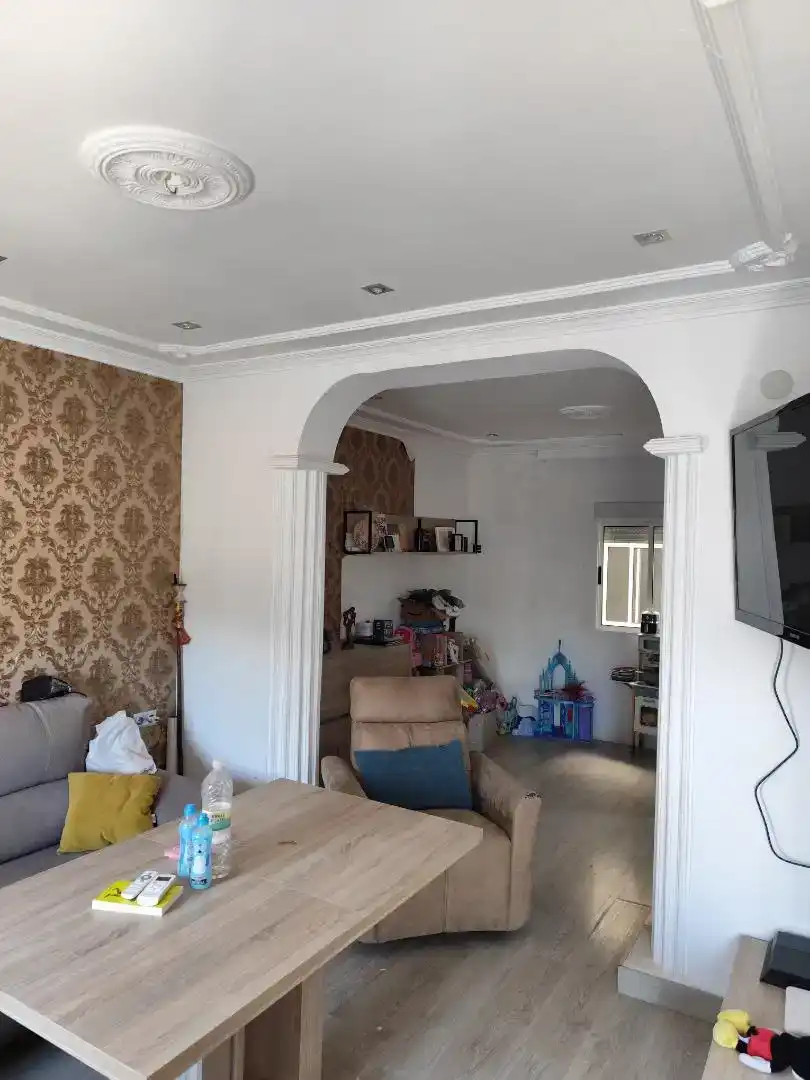 Sala d'estar de Pis en venda en Jamilena amb Aire condicionat i Balcó