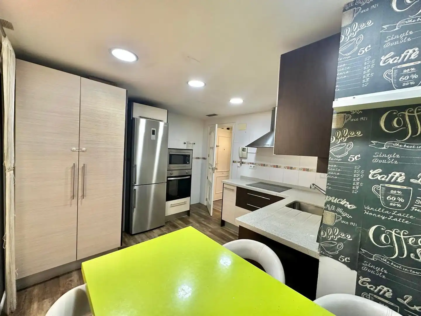 Küche von Wohnung zum Verkauf in Alcantarilla mit Klimaanlage, Möbliert und Balkon