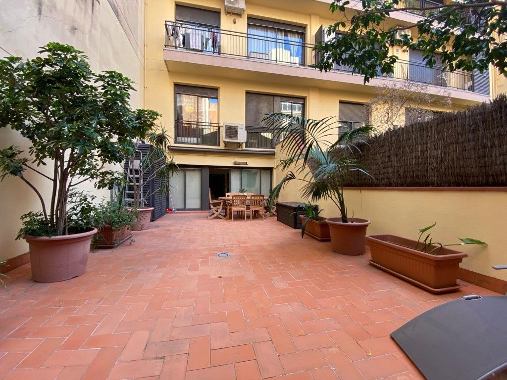 Terrace of Flat to rent in  Barcelona Capital  with Air Conditioner, Heating and Parquet flooring