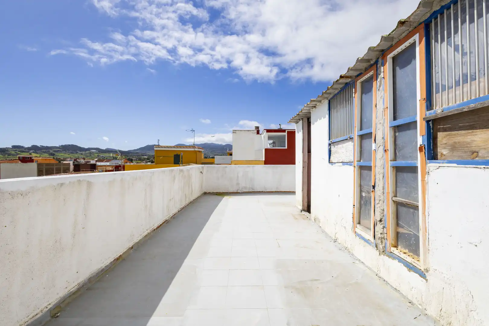 Vista exterior de Casa adosada en venta en San Cristóbal de la Laguna con Jardín privado y Terraza