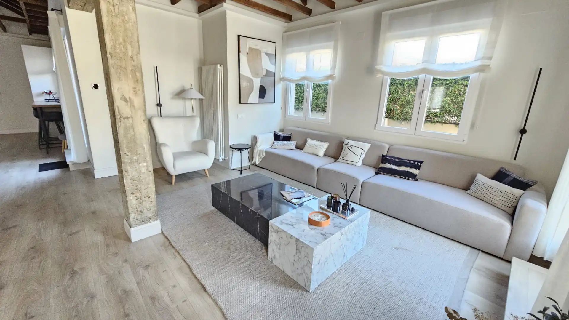 Sala de estar de Ático en venta en Madrid con Aire acondicionado, Calefacción y Parquet