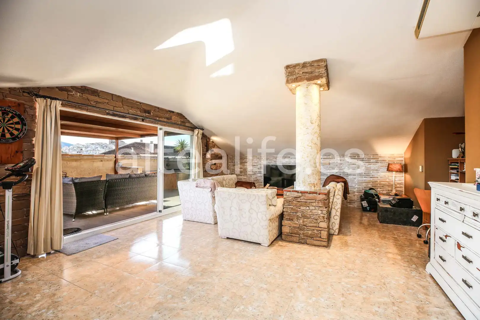 Sala d'estar de Apartament en venda en Altea amb Aire condicionat, Calefacció i Terrassa