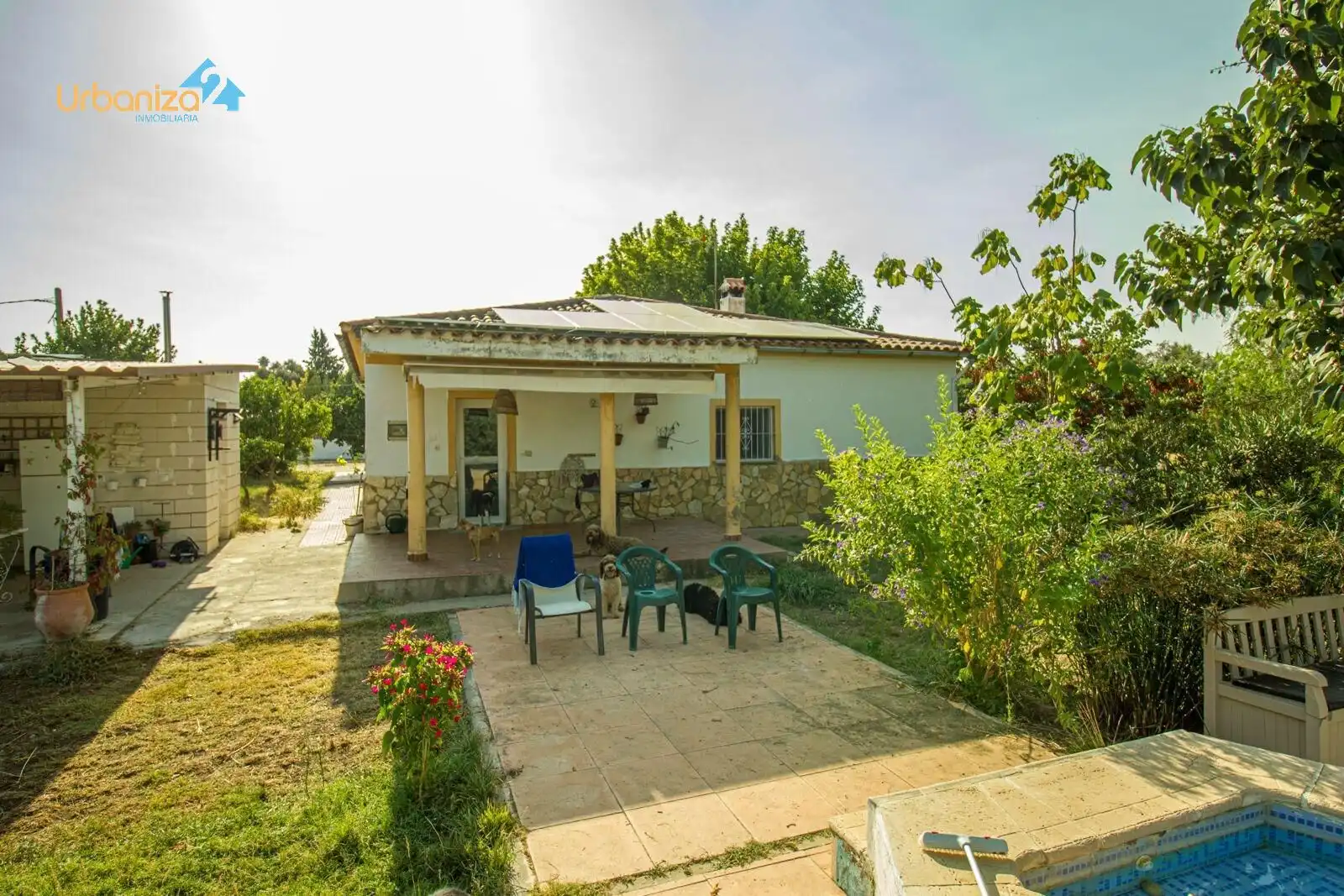 Jardín de Casa o chalet en venta en Badajoz con Calefacción, Jardín privado y Terraza