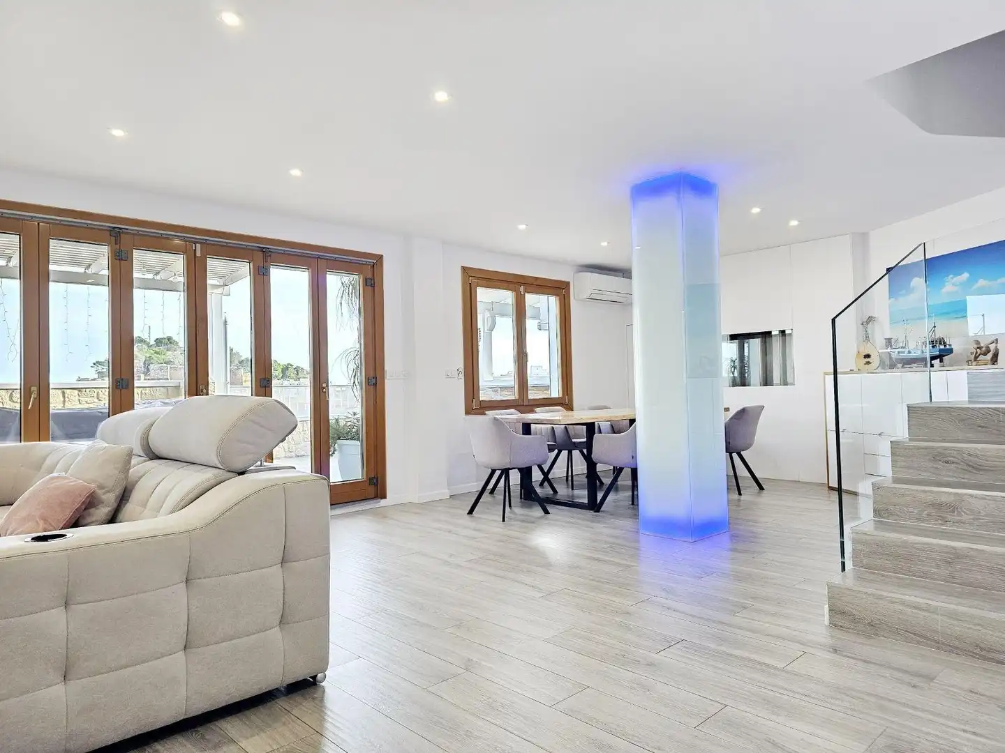 Sala de estar de Ático en venta en Dénia con Aire acondicionado, Calefacción y Terraza
