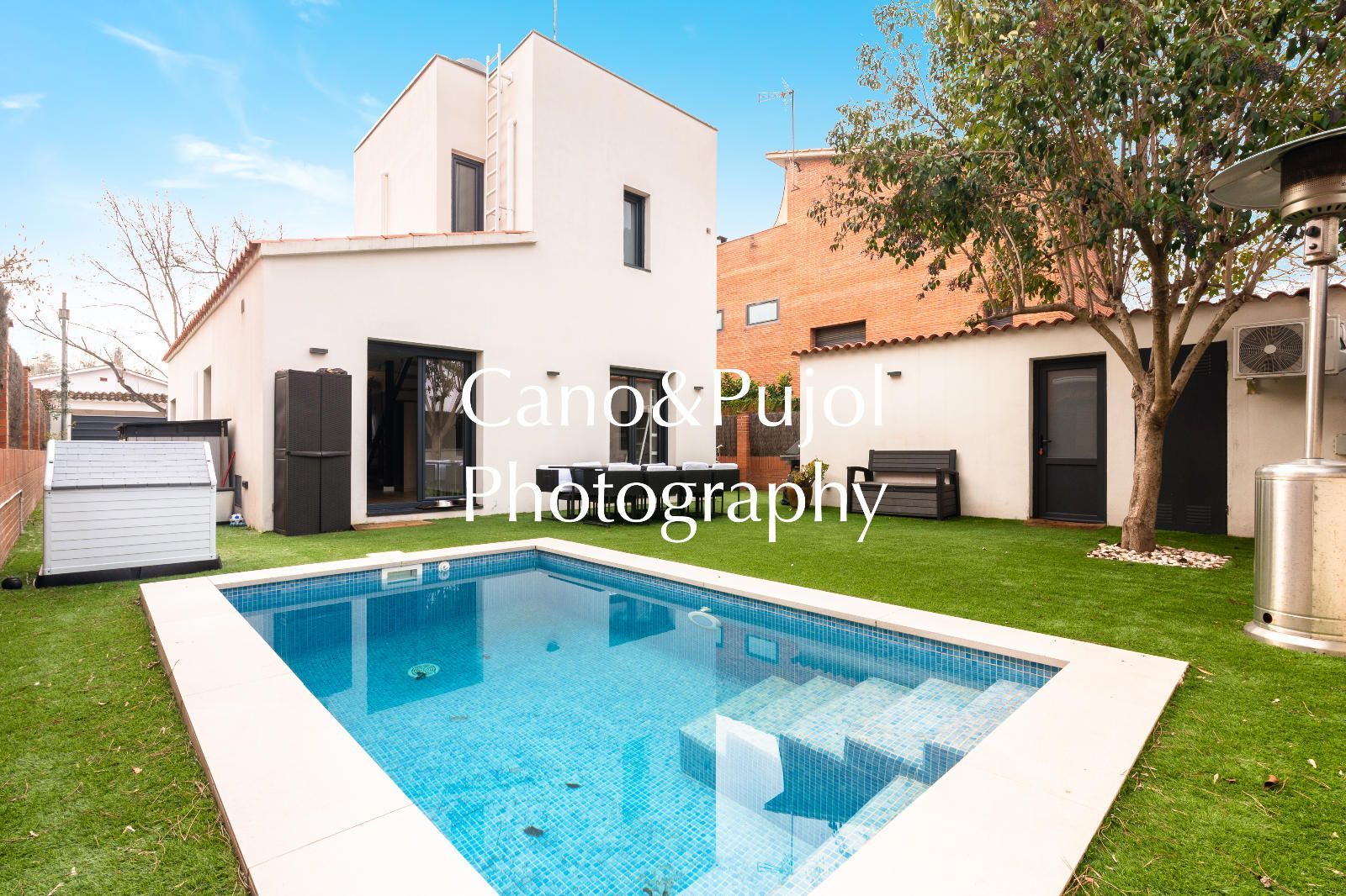 Swimming pool of House or chalet to rent in Sant Cugat del Vallès  with Air Conditioner, Heating and Swimming Pool