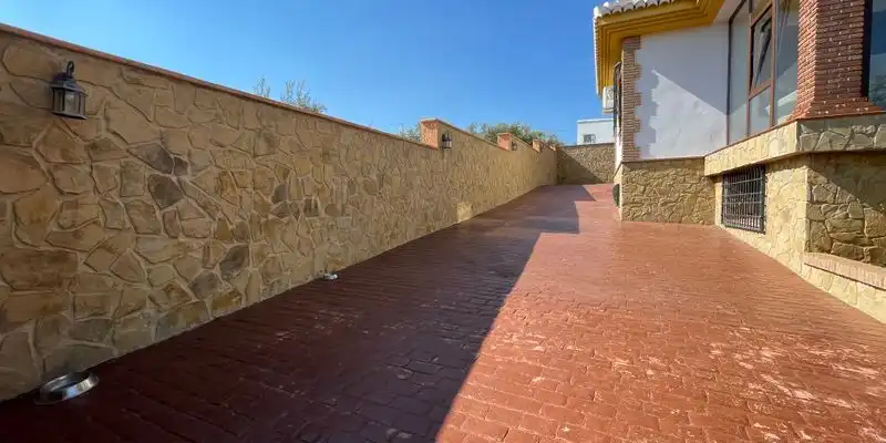 Terrassa de Casa o xalet en venda en Loja amb Aire condicionat, Jardí privat i Terrassa