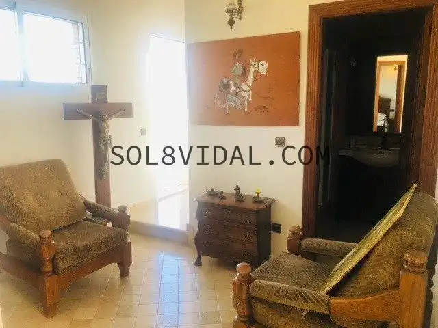 Sala d'estar de Casa o xalet en venda en Orihuela amb Aire condicionat, Jardí privat i Terrassa