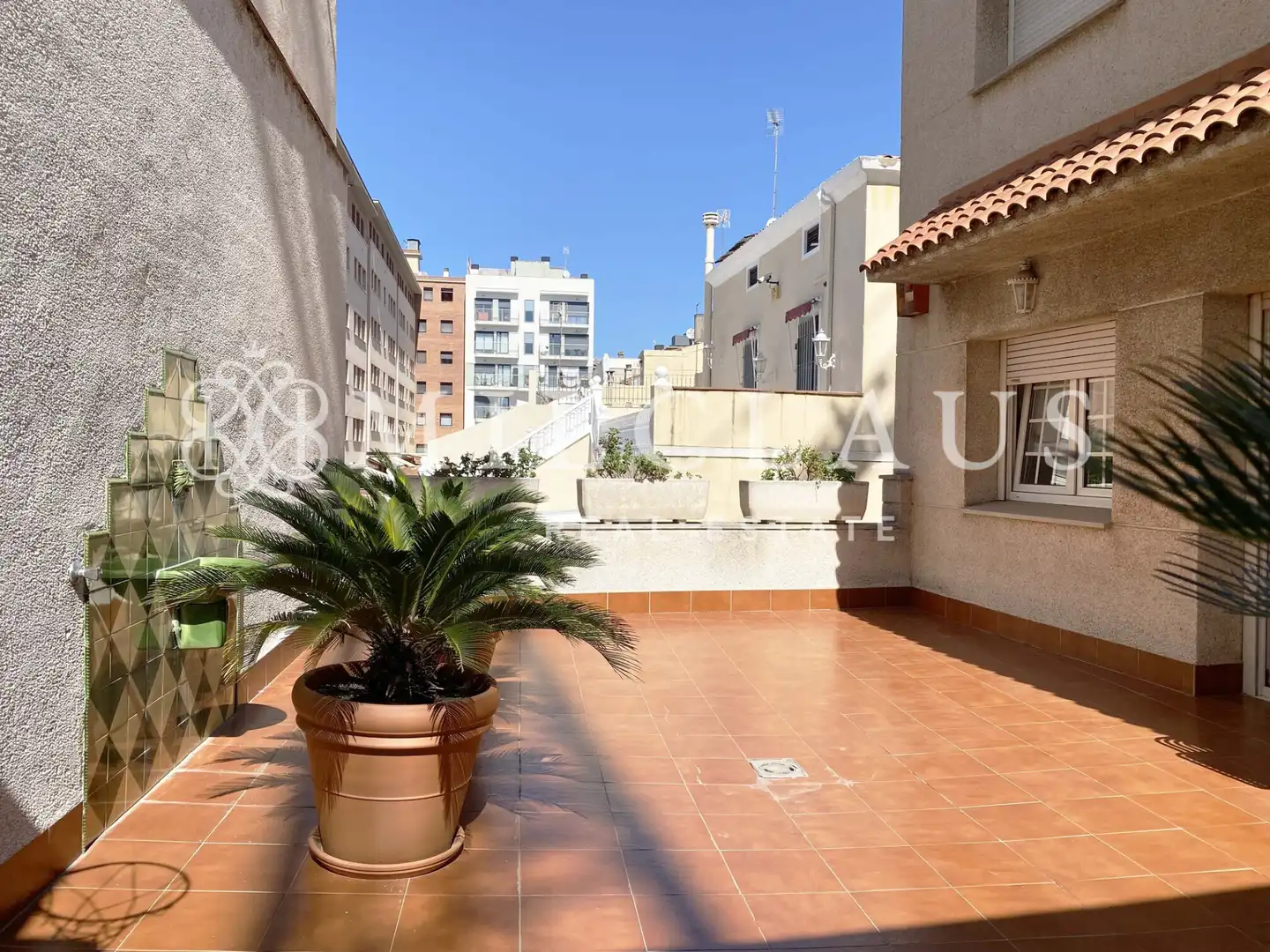 Terraza de Piso de alquiler en Centre - Sant Oleguer