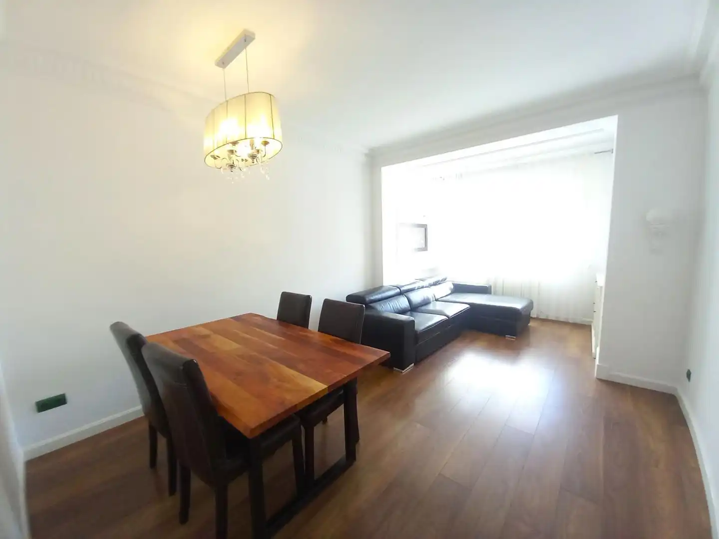 Wohnzimmer von Wohnung zur Miete in Barcelona mit Klimaanlage, Heizung und Parkett
