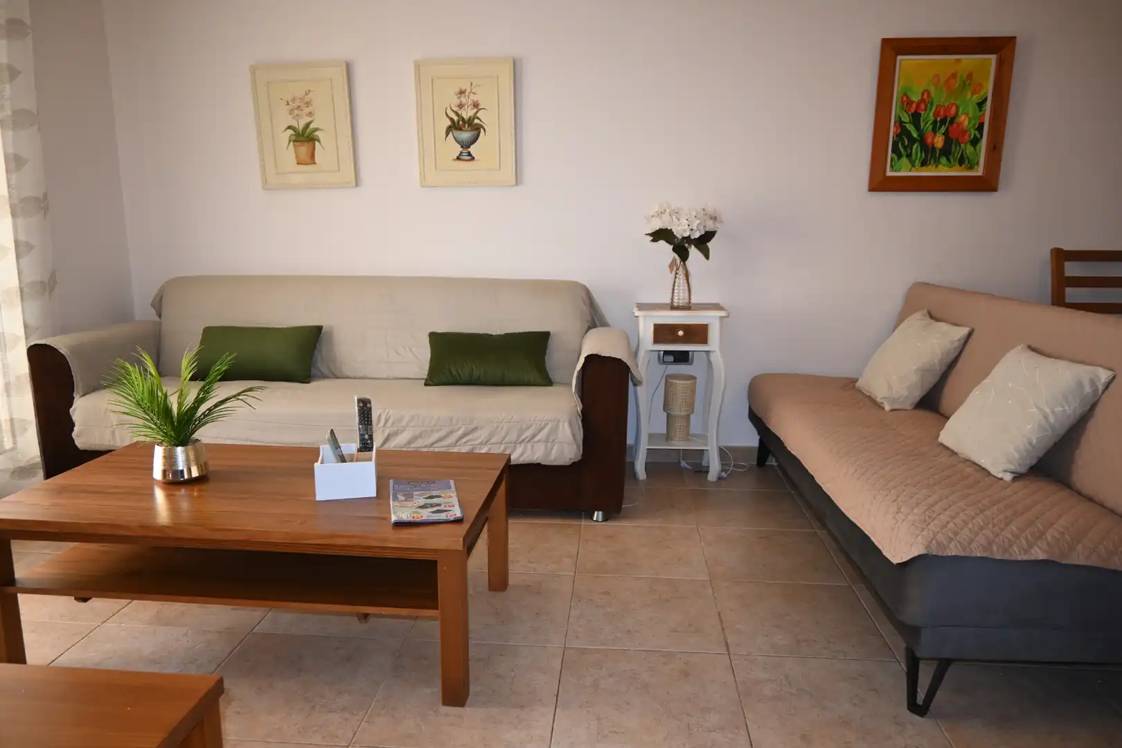 Wohnzimmer von Wohnungen zum Verkauf in La Manga del Mar Menor mit Klimaanlage, Heizung und Terrasse