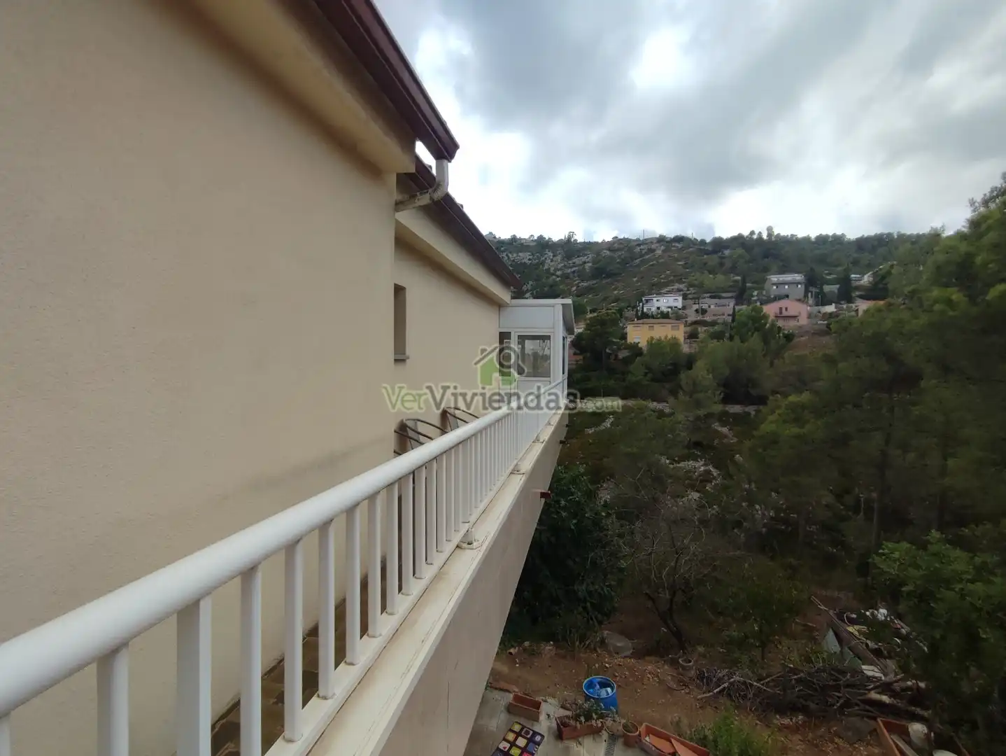 Terrassa de Casa o xalet en venda en Vallirana amb Aire condicionat, Calefacció i Jardí privat