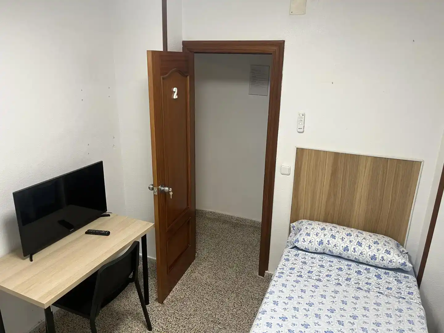 Schlafzimmer von Wohnung zur Miete in Cartagena mit Parkett, Möbliert und Balkon