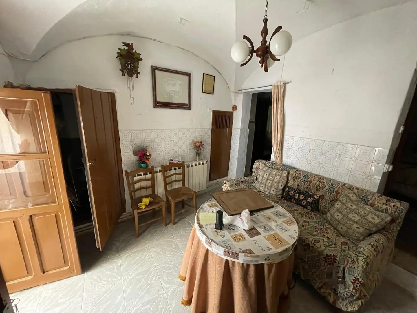 Cocina de Planta baja en venta en Zarza de Montánchez con Calefacción, Trastero y Amueblado