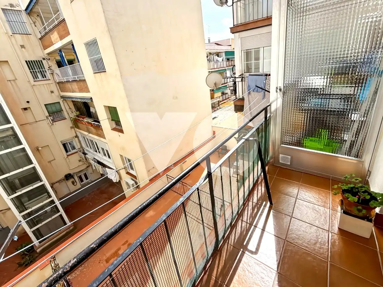 Balcony of Flat for sale in Madrid  with Heating