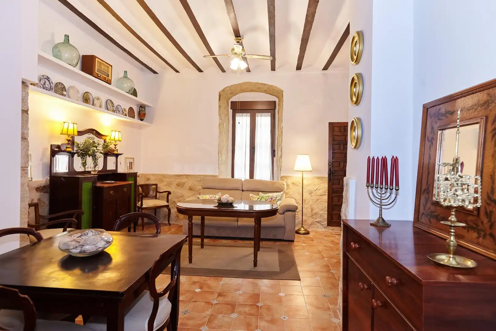 Sala d'estar de Casa o xalet en venda en Baeza amb Aire condicionat, Calefacció i Terrassa