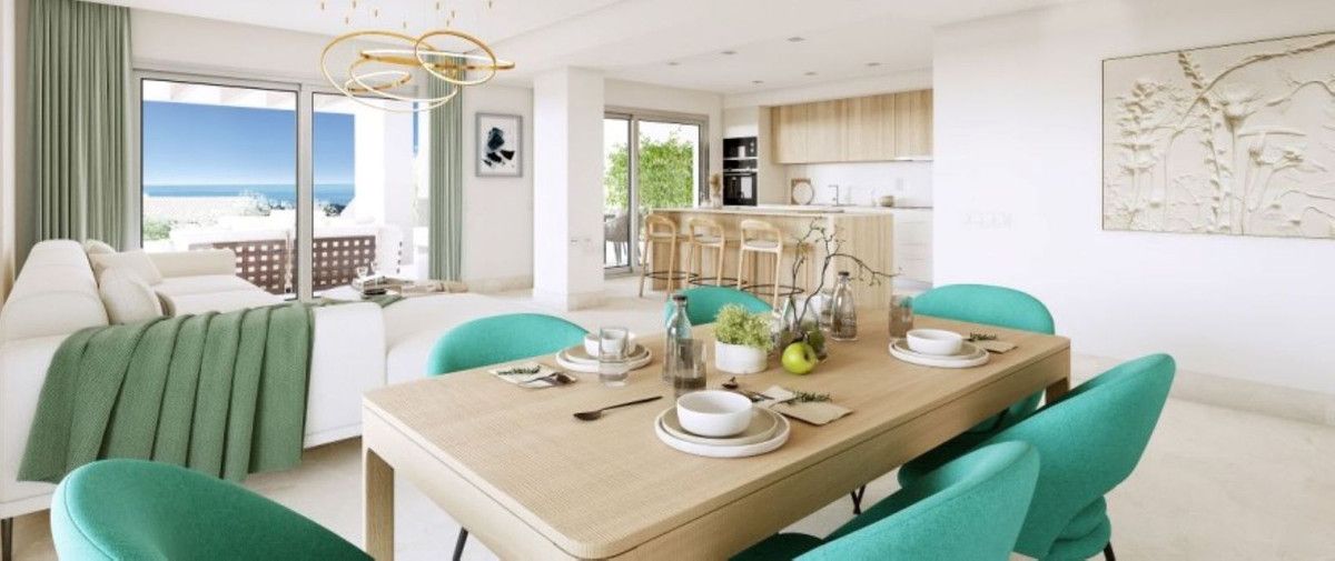 Menjador de Àtic en venda en Benahavís amb Aire condicionat i Piscina comunitària