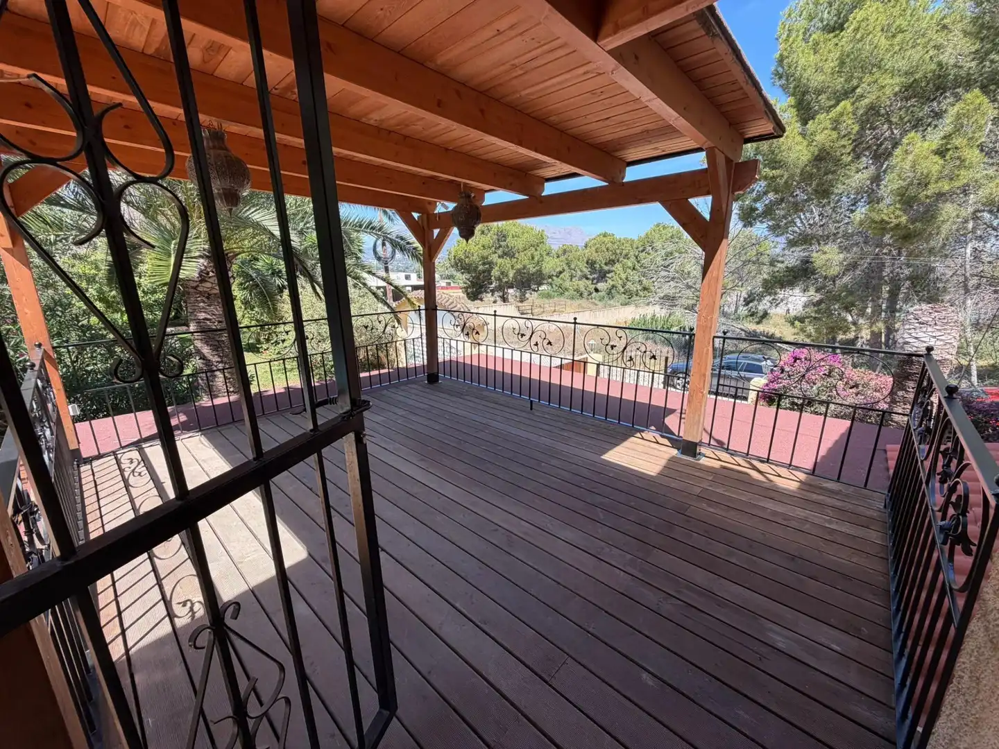Terraza de Casa o chalet de alquiler en L'Alfàs del Pi con Aire acondicionado, Jardín privado y Piscina