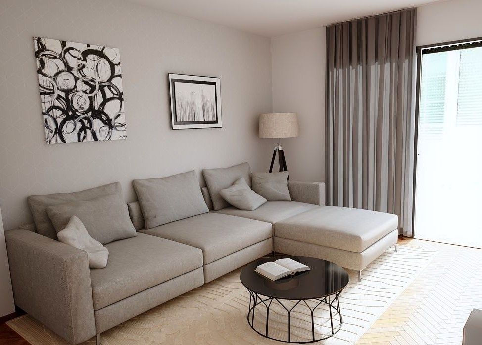 Sala de estar de Piso en venta en  Madrid Capital