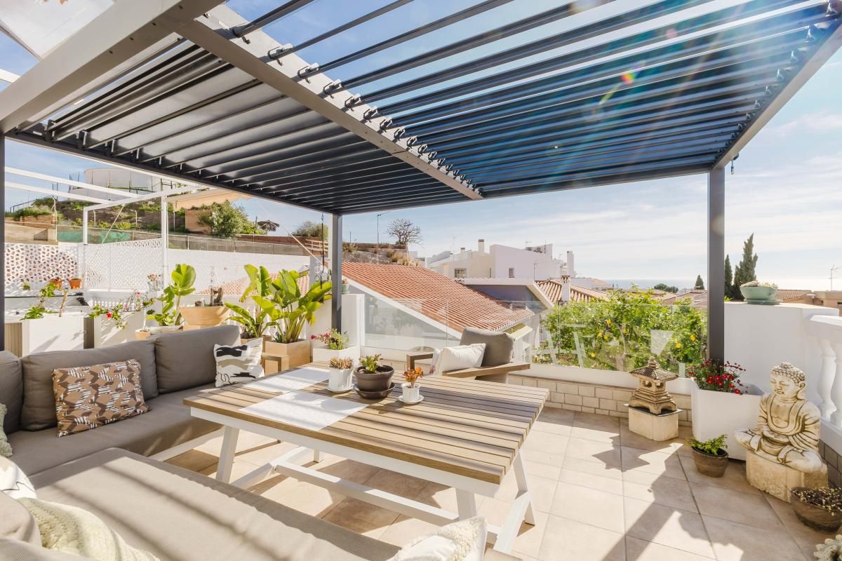 Terrasse von Gebaude zum Verkauf in Málaga Capital mit Alarm