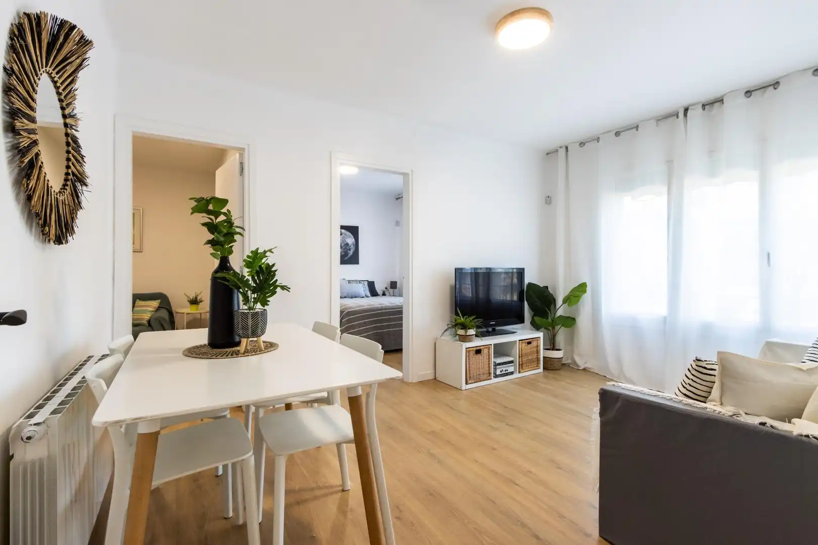 Wohnzimmer von Wohnung zum Verkauf in Sabadell mit Klimaanlage und Parkett