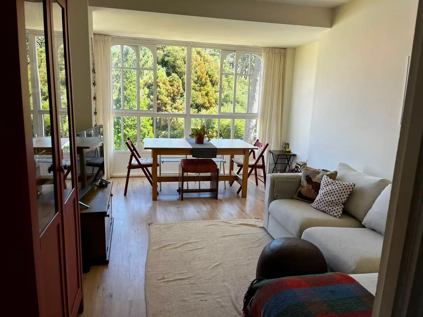 Sala d'estar de Àtic en venda en O Grove   amb Jardí privat, Parquet i Piscina