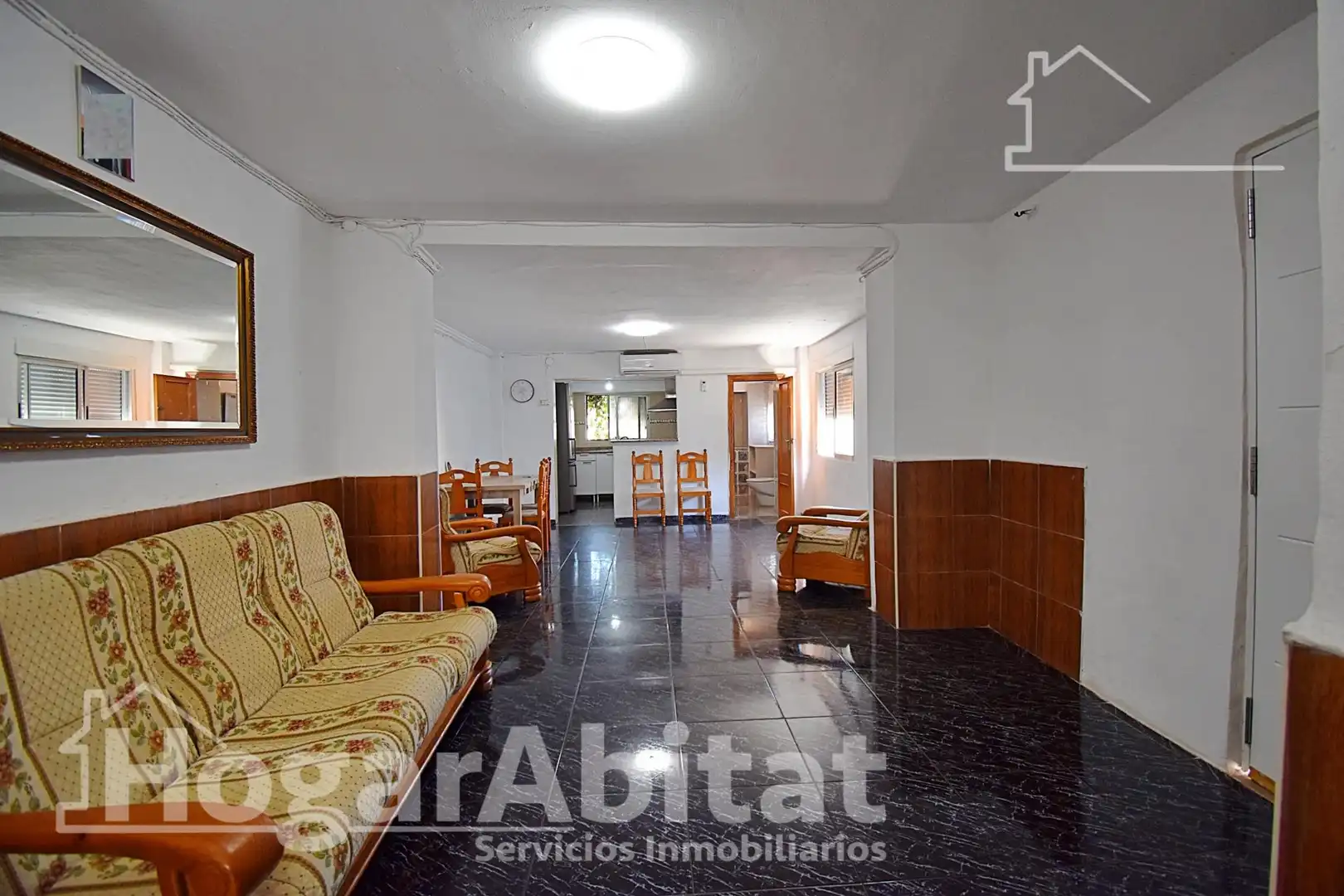 Living room of Houses for sale in Oliva  with Air Conditioner, Heating and Terrace