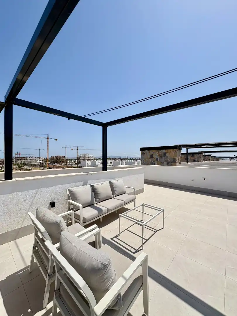 Terrassa de Casa o xalet en venda en Torre-Pacheco amb Aire condicionat, Calefacció i Jardí privat