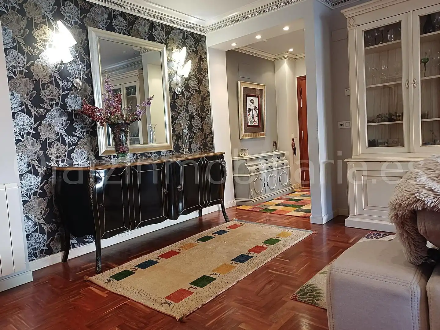 Sala d'estar de Pis en venda en Bilbao  amb Calefacció, Terrassa i Traster