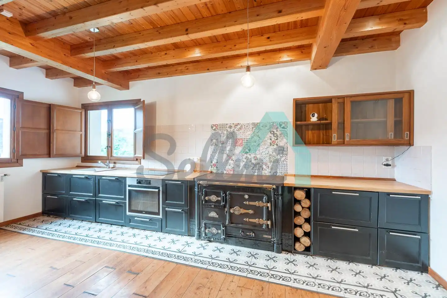 Cocina de Casa o chalet en venta en Villaviciosa con Calefacción, Jardín privado y Parquet