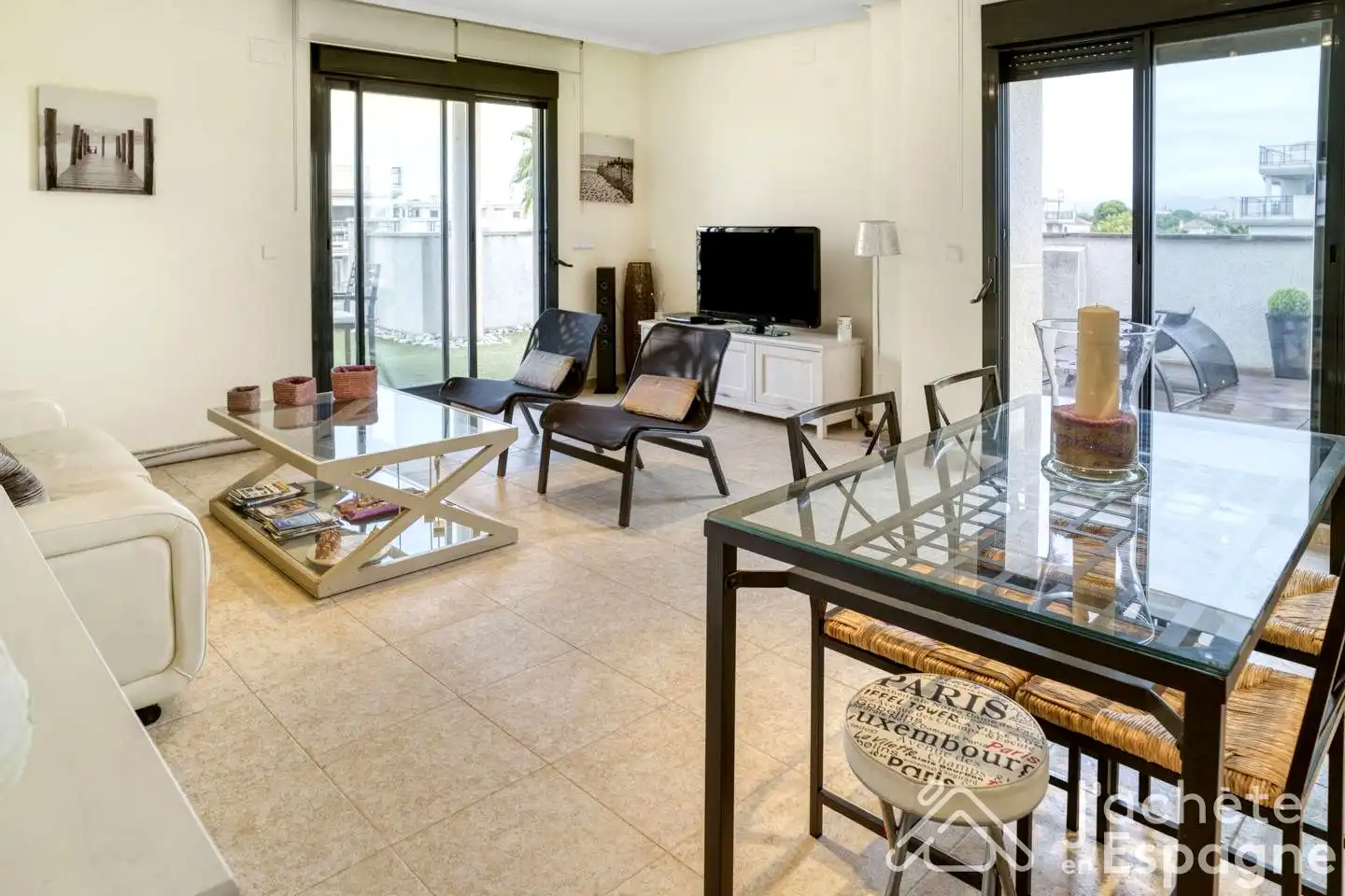 Living room of Duplexes for sale in San Jorge / Sant Jordi  with Air Conditioner, Terrace and Storage room