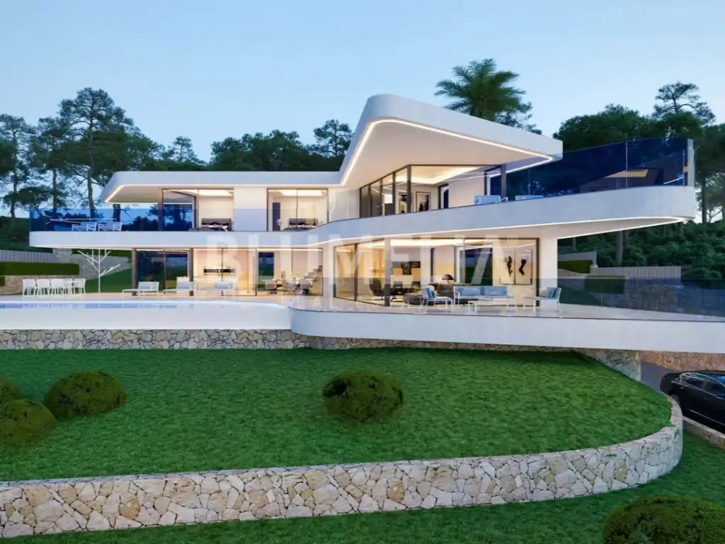 Vista exterior de Casa o xalet en venda en Jávea / Xàbia amb Aire condicionat, Calefacció i Jardí privat